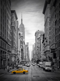 NEW YORK CITY Fifth Avenue Colorkey Wall Art