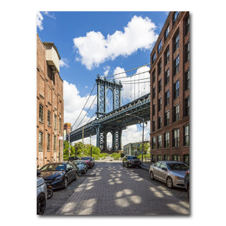 AUTO-MOCKUP WHITE | NEW YORK CITY Manhattan Bridge | 1 Piece | Gallery Wrap Canvas | group=3x4