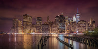 NEW YORK CITY Nightly Impressions Wall Art