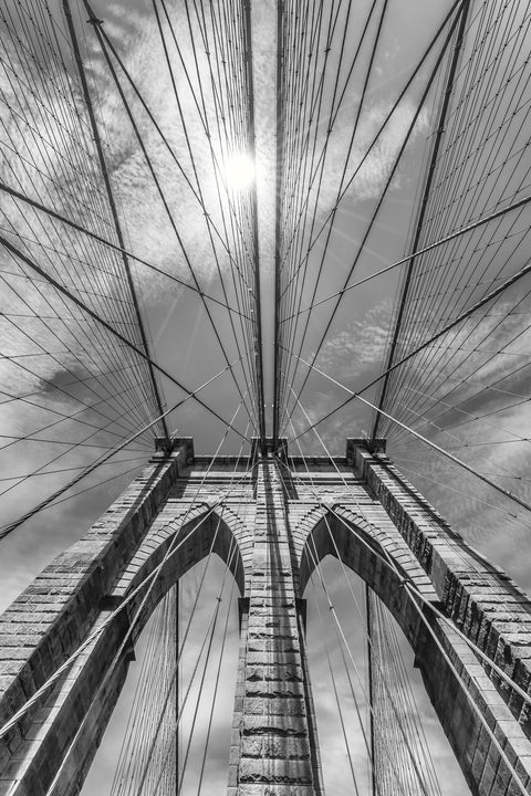 NYC Brooklyn Bridge Detail Wall Art