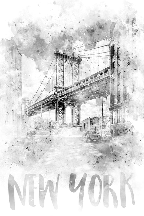 NYC Manhattan Bridge Wall Art