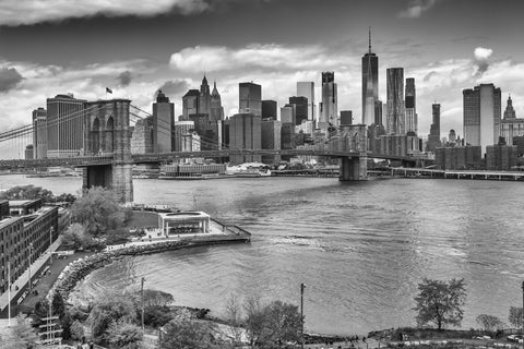 NYC View from Manhattan Bridge Wall Art