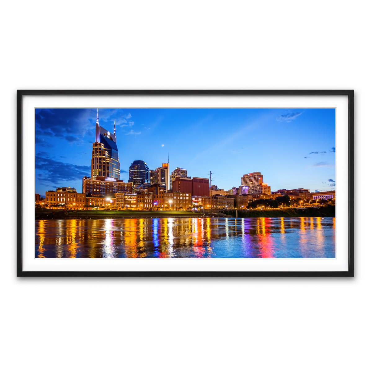 Framed Print 2x1 Black