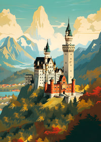 Neuschwanstein Castle Wall Art