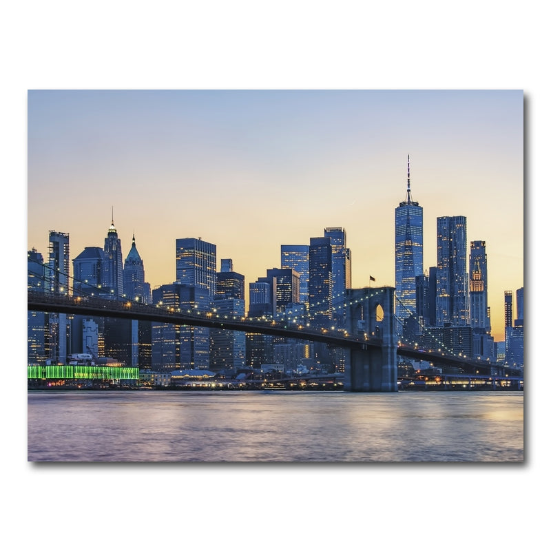 AUTO-MOCKUP WHITE | New York Sunset | 1 Piece | Gallery Wrap Canvas | group=4x3