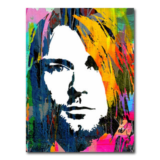 AUTO-MOCKUP WHITE | Nirvana Cobain | 1 Piece | Gallery Wrap Canvas | group=3x4