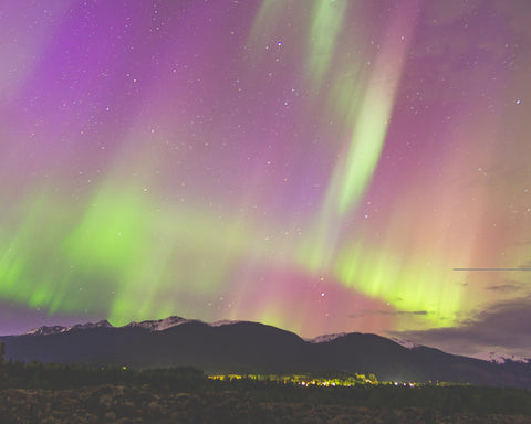 Northern Lights Purple Wall Art