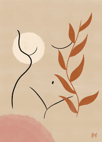 Nude Earthy Tones Wall Art