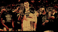 Nuggets Champions Gold Wall Art
