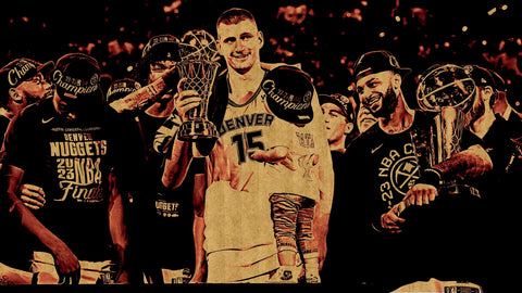 Nuggets Champions Gold Wall Art
