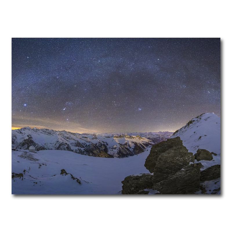AUTO-MOCKUP WHITE | Observatory of Saint-Veran | 1 Piece | Gallery Wrap Canvas | group=4x3