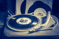 Old Record Player Wall Art