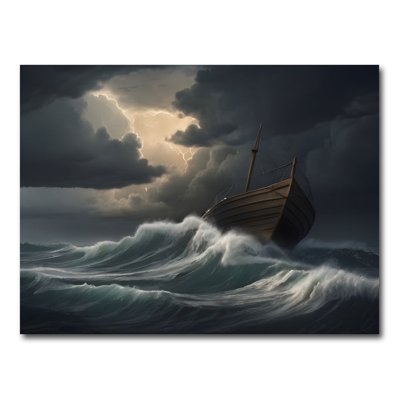 AUTO-MOCKUP WHITE | Old Wooden Ship | 1 Piece | Gallery Wrap Canvas | group=4x3