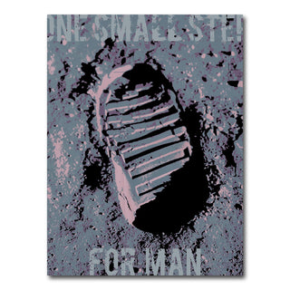 AUTO-MOCKUP WHITE | One small step | 1 Piece | Gallery Wrap Canvas | group=3x4