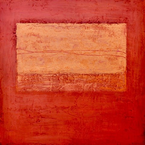 Orange Cloud Decending Wall Art