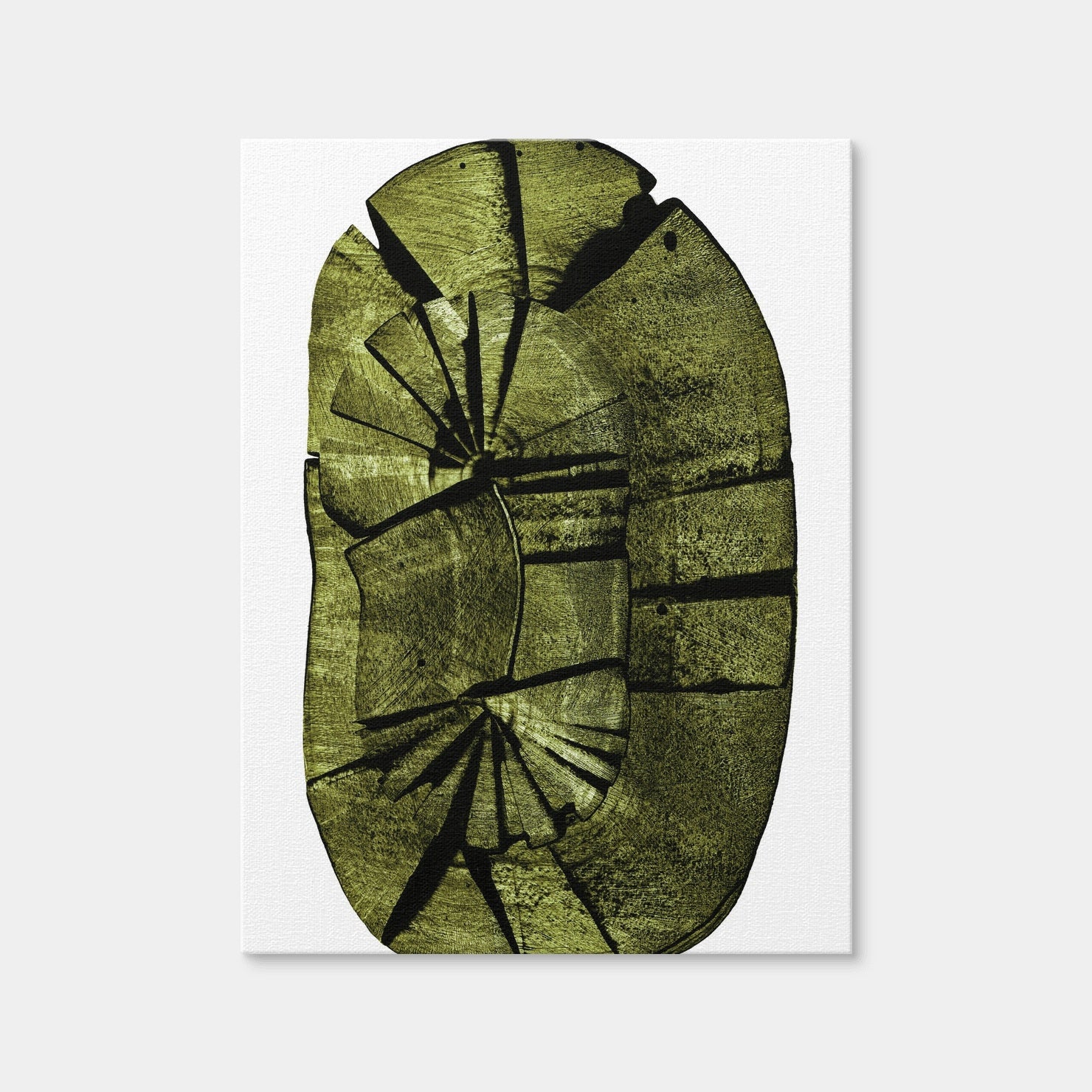 AUTO-MOCKUP WHITE | Oval Stump | 1 Piece | Gallery Wrap | group=3x4