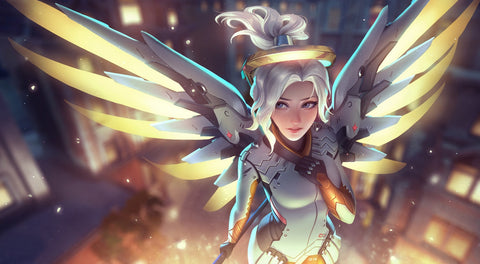 Overwatch Mercy Wall Art