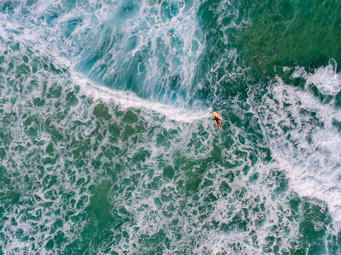 Paddling Out Wall Art