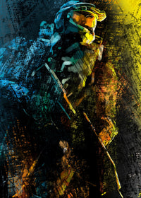 Painted Chief Wall Art