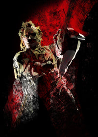 Painted Leatherface Wall Art