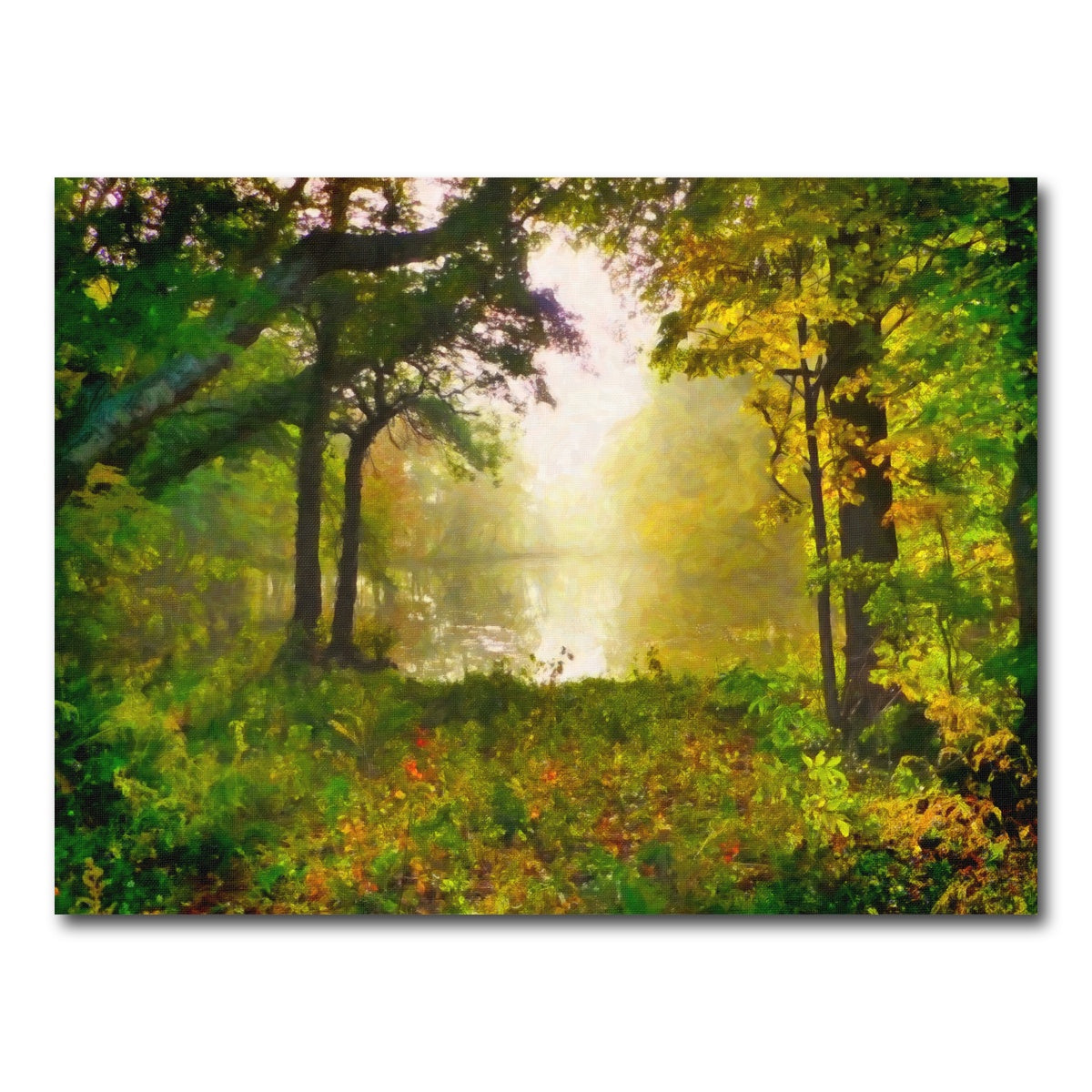 AUTO-MOCKUP WHITE | Painted Misty Morning | 1 Piece | Gallery Wrap Canvas | group=4x3