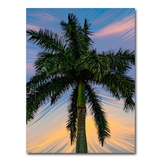 AUTO-MOCKUP WHITE | Painted Palm Tree | 1 Piece | Gallery Wrap Canvas | group=3x4
