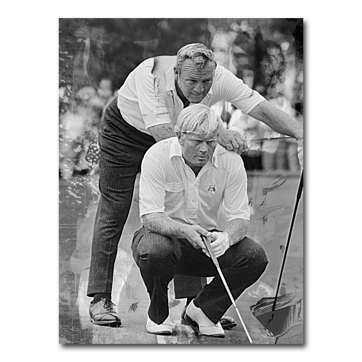 AUTO-MOCKUP WHITE | Palmer & Nicklaus Grayscale | 1 Piece | Gallery Wrap Canvas | group=3x4