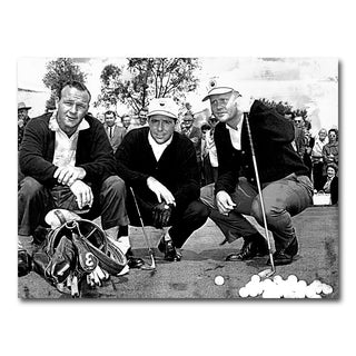 AUTO-MOCKUP WHITE | Palmer & Player & Nicklaus Grayscale | 1 Piece | Gallery Wrap Canvas | group=4x3