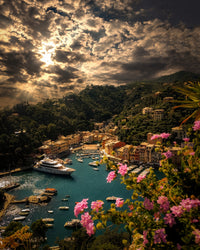 Panorama Of Portofino Wall Art