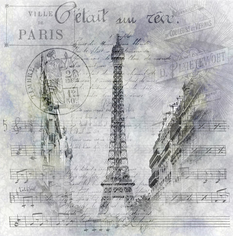 Paris Collage Wall Art