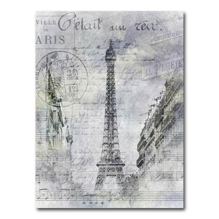 AUTO-MOCKUP WHITE | Paris Collage | 1 Piece | Gallery Wrap Canvas | group=3x4