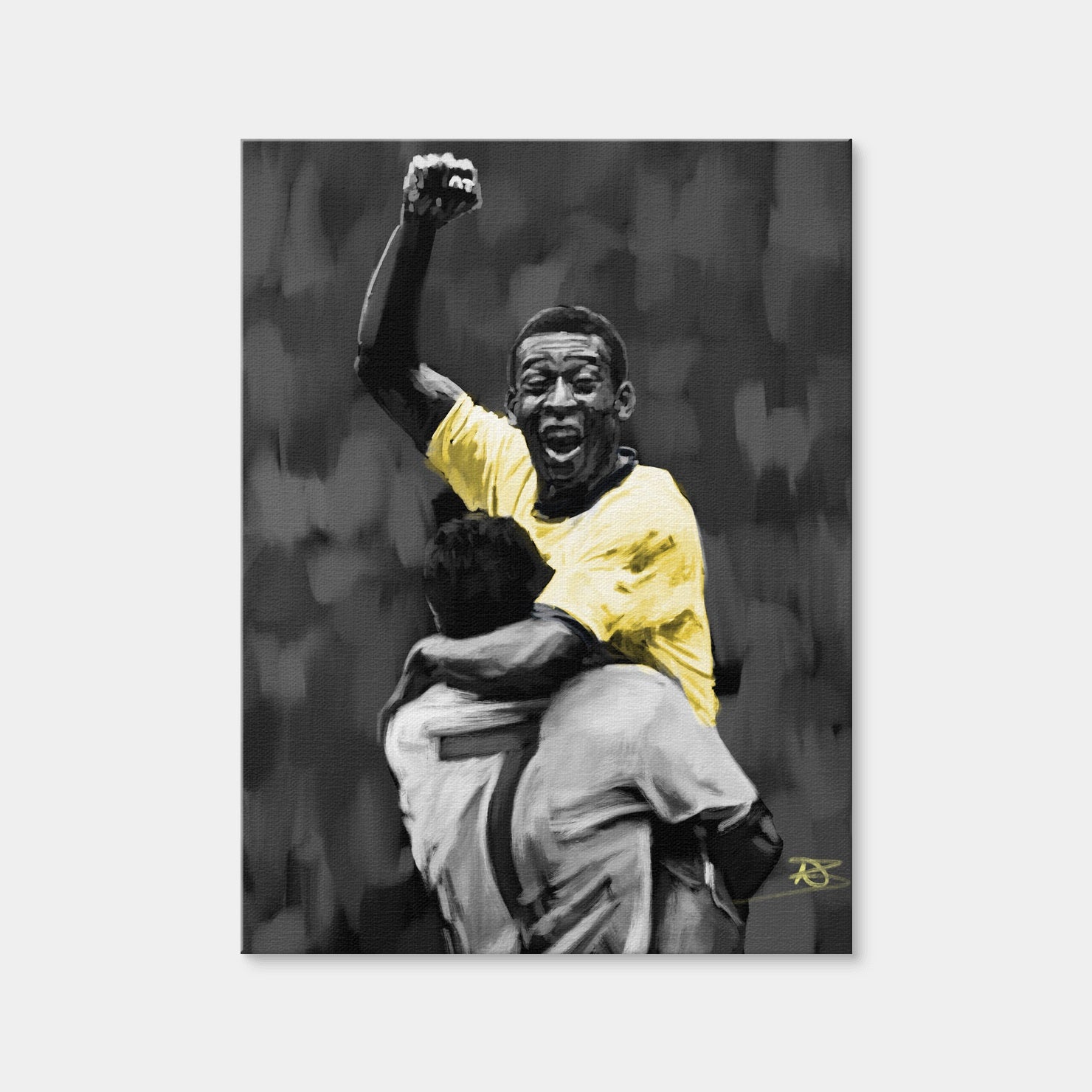 AUTO-MOCKUP WHITE | Pele Wins the World Cup | 1 Piece | Gallery Wrap Canvas | group=3x4