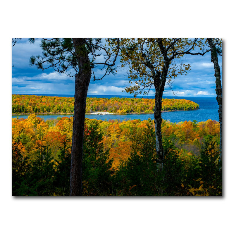 AUTO-MOCKUP WHITE | Peninsula State Park Lake Michigan | 1 Piece | Gallery Wrap Canvas | group=4x3