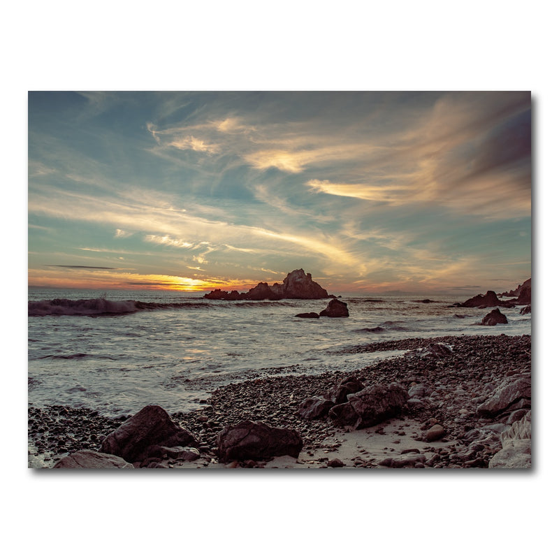AUTO-MOCKUP WHITE | Pfieffer Beach Sunset | 1 Piece | Gallery Wrap Canvas | group=4x3