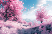 Pink Forest Wall Art