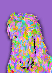 Pink Horsey Wall Art