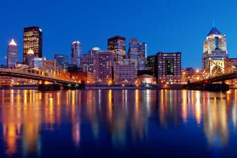 Pittsburgh At Night Wall Art