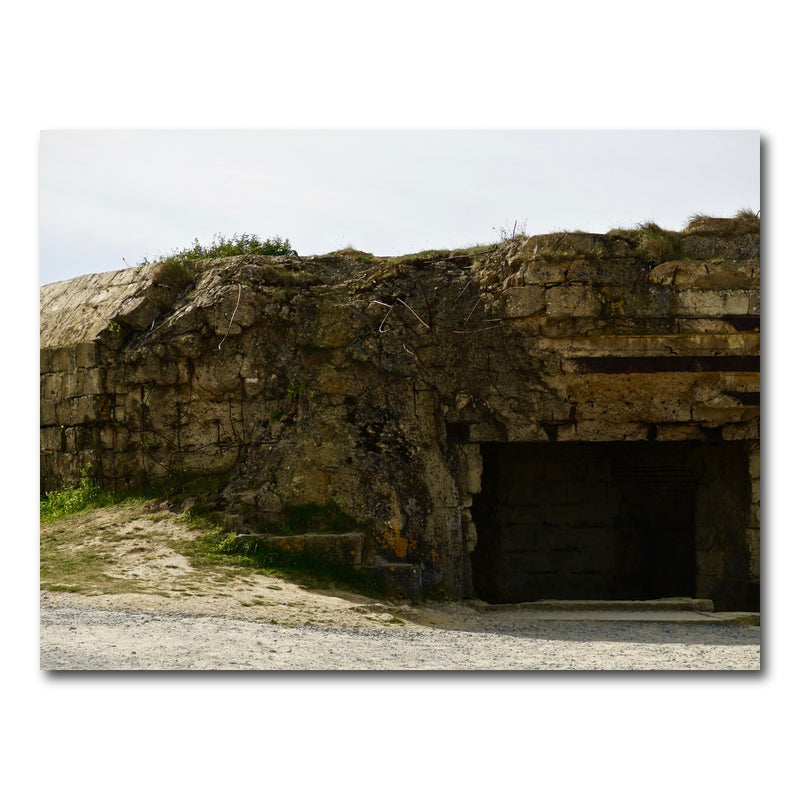 AUTO-MOCKUP WHITE | Pointe du Hoc German Bunker | 1 Piece | Gallery Wrap Canvas | group=4x3
