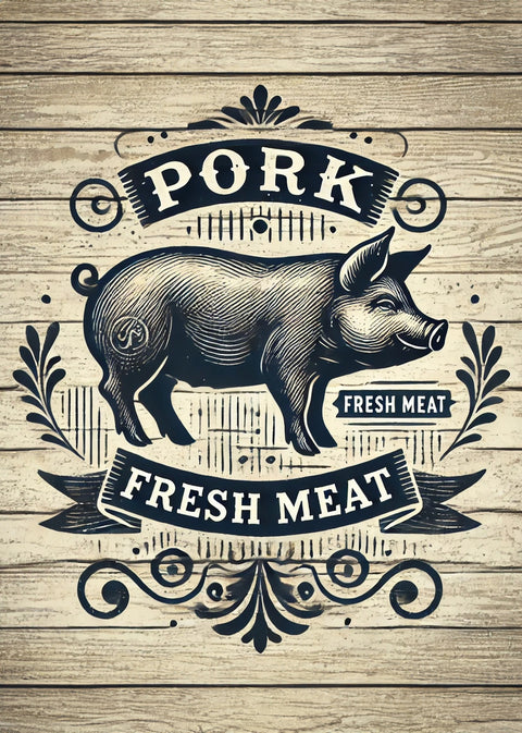 Pork and Fresh Meat Wall Art