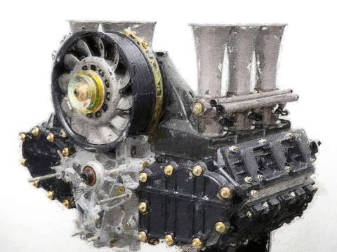 Porsche 911 Engine 1 Wall Art