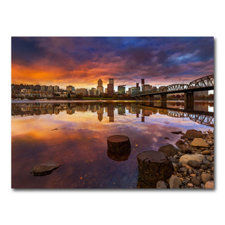 AUTO-MOCKUP WHITE | Portland - Downtown | 1 Piece | Gallery Wrap Canvas | group=4x3