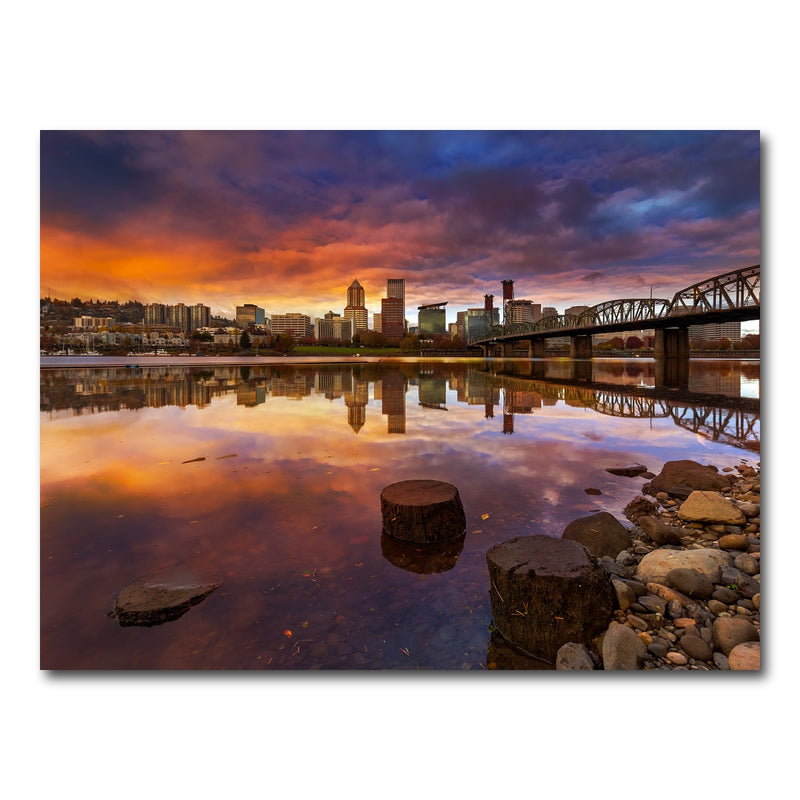 AUTO-MOCKUP WHITE | Portland - Downtown | 1 Piece | Gallery Wrap Canvas | group=4x3