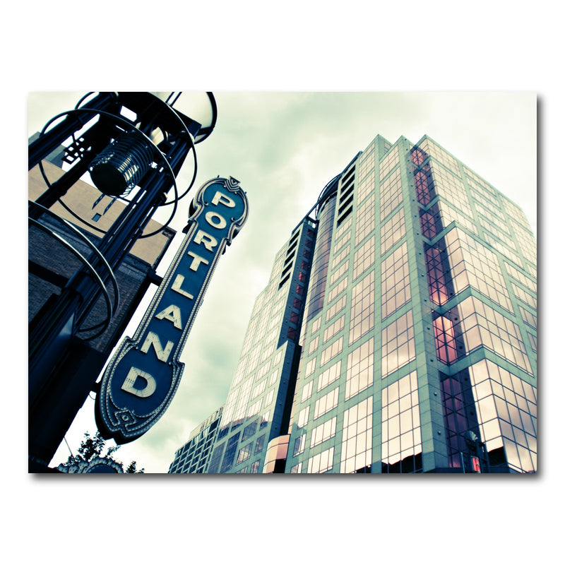 AUTO-MOCKUP WHITE | Portland Sign | 1 Piece | Gallery Wrap Canvas | group=4x3