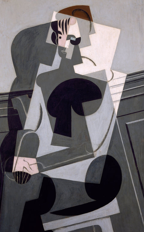 Portrait de Madame Josette Gris Wall Art