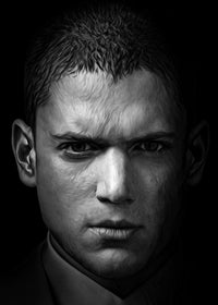 Portrait prison break Wall Art