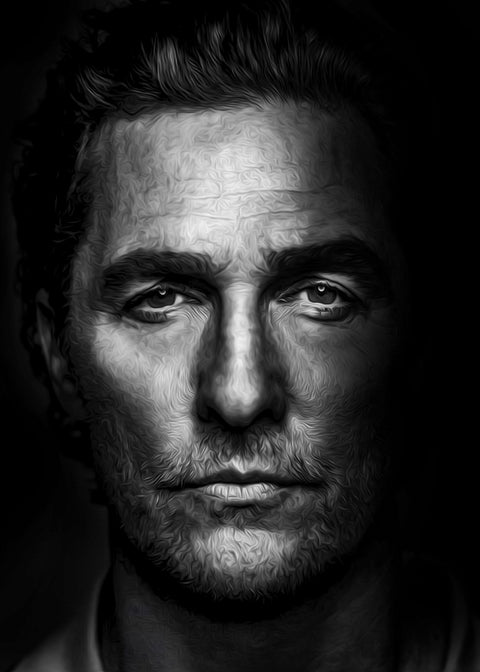 Portrait true detective Wall Art