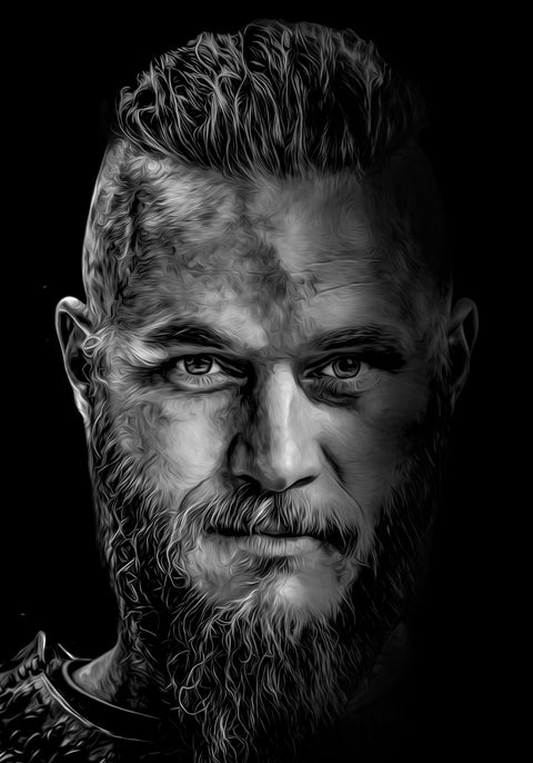 Portrait vikings Wall Art