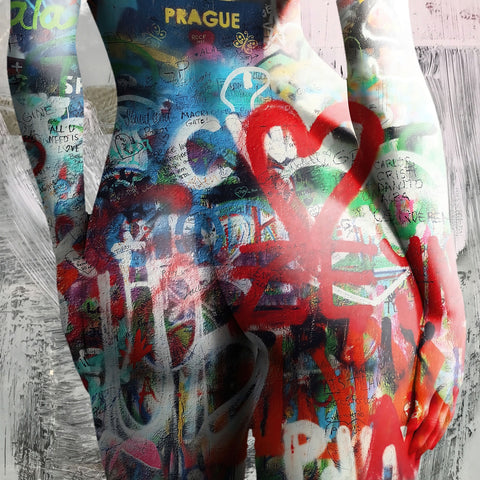 Prague Heart Wall Art