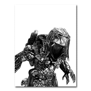 AUTO-MOCKUP WHITE | Predator Sketch | 1 Piece | Gallery Wrap Canvas | group=3x4