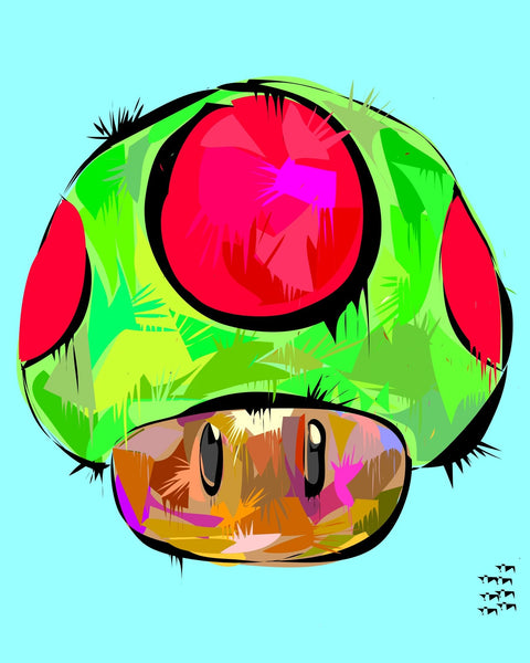 RASTA 1UP Wall Art